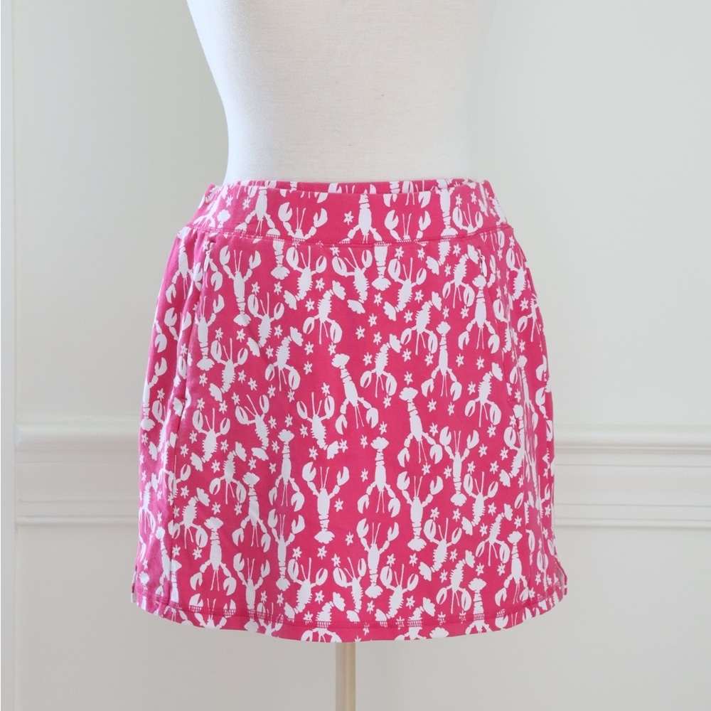 Talbots Lobster Print Skort Size Small